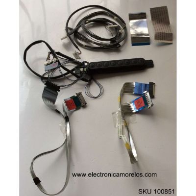 KIT DE CABLES PARA TV / LG / YWD9C90000A / EBR76405802 / SRDHMC00WSA / EBR77104601 / EAD62047001 / EAD62370715 / MODELO 60LN5600-UB